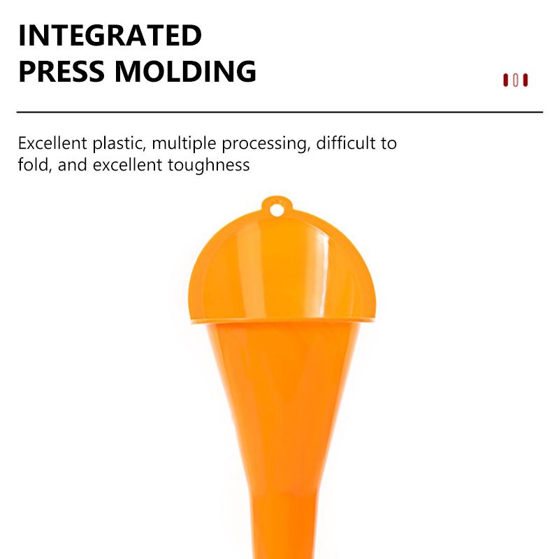 SEAMETAL Betankungstrichter Freihand Langhals Benzinmotoröl Kraftstofffilter Auto Motorrad Spezial-Kunststofftrichter