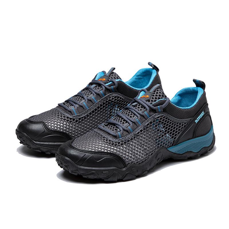 Men's Shoes Summer Sandals Summer Creek Shoes Men's Official Lightweight Mesh Breathable Wading Shoes Amphibious Fishing Shoes