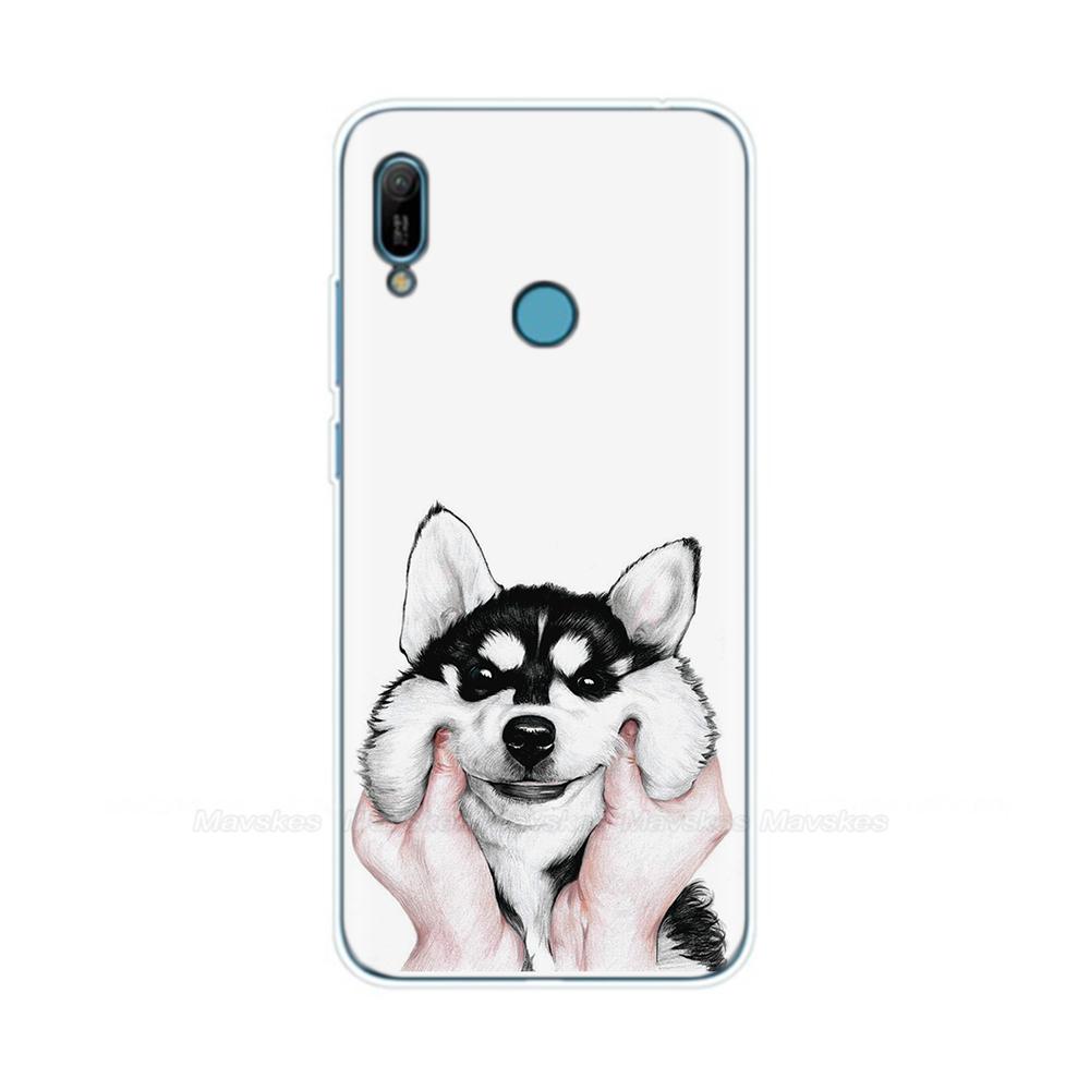 

Silicone Case For Huawei Y6 2019 Case 6.09 inch MRD-LX1 MRD-LX1F Phone Case For Huawei Y6 2019 Back Cover Soft Protective Case huawei Y6 2019