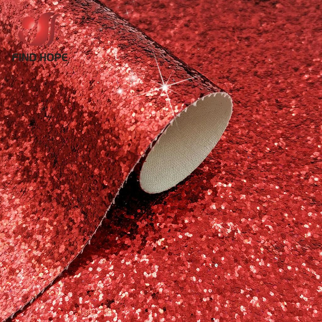 Sparkly Chunky Glitter Fabric Roll Rainbow Iridescent Vinyl Faux Leather Fabric Bow Craft DIY Earring Material Handmade