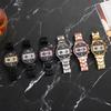 Steel Strap Watch Men'S Fashion Business Quartz Analog Watch Personality Versatile Hand