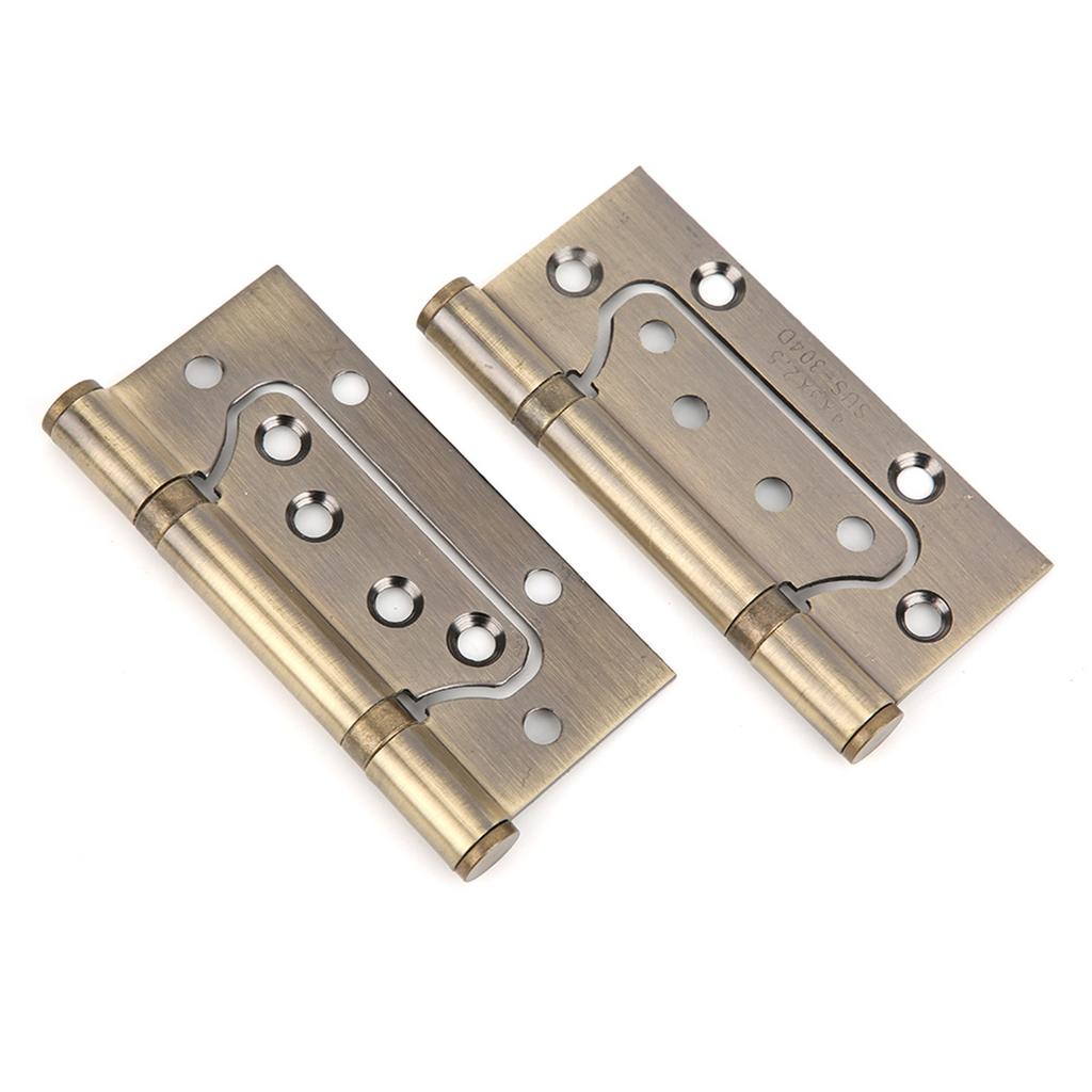 Household Stainless Steel Mute Bearing Flat Open Door Hinge Furniture Hardware Fittings