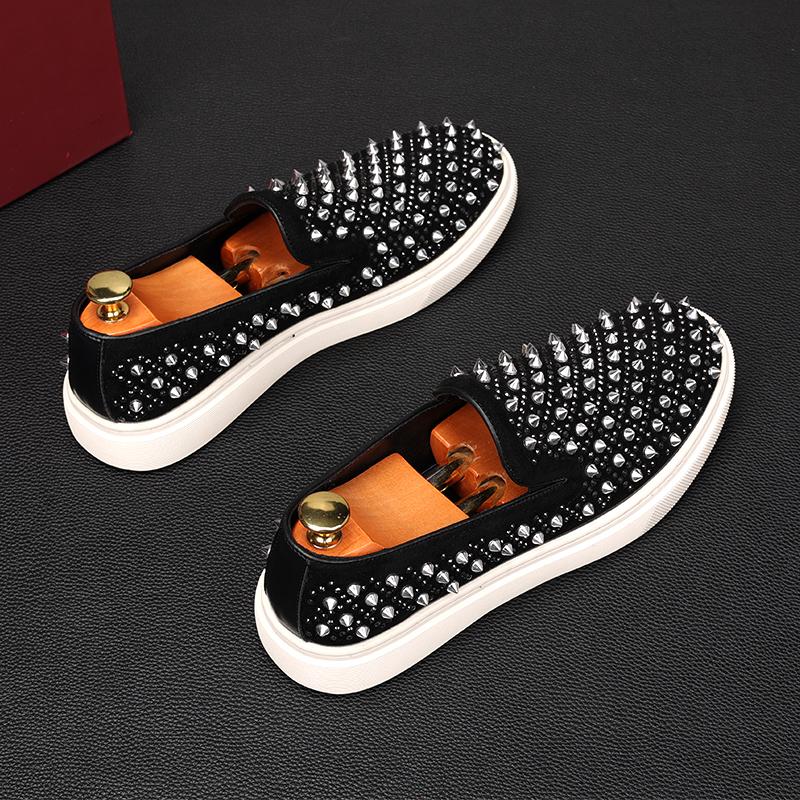Fashion 2025 Luxury New Designer Men's Retro Fashion Punk Rcok Hip-hop Platform Causal Shoes Flats Male Walking Loafers Zapatos Hombre