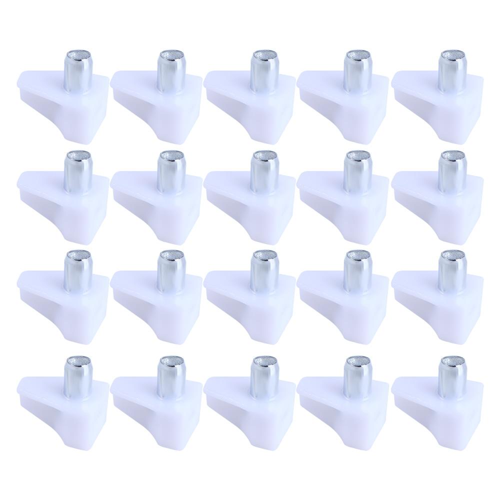 5mm Plastic Wooden Furniture With Metal Pin Fixed Cabinet Cupboard Shelf Studs Pegs Hardware Accessories Bracket Shelf Holder
