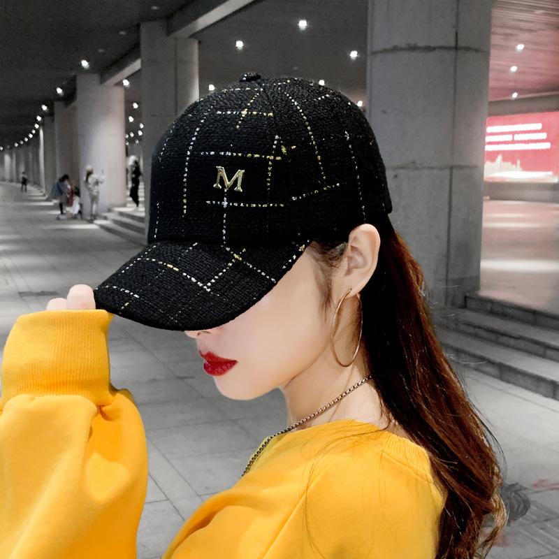 Hat Female trendy brand versatile baseball cap Internet celebrity Xiaoxiangfeng autumn and winter fashion casual ins cap