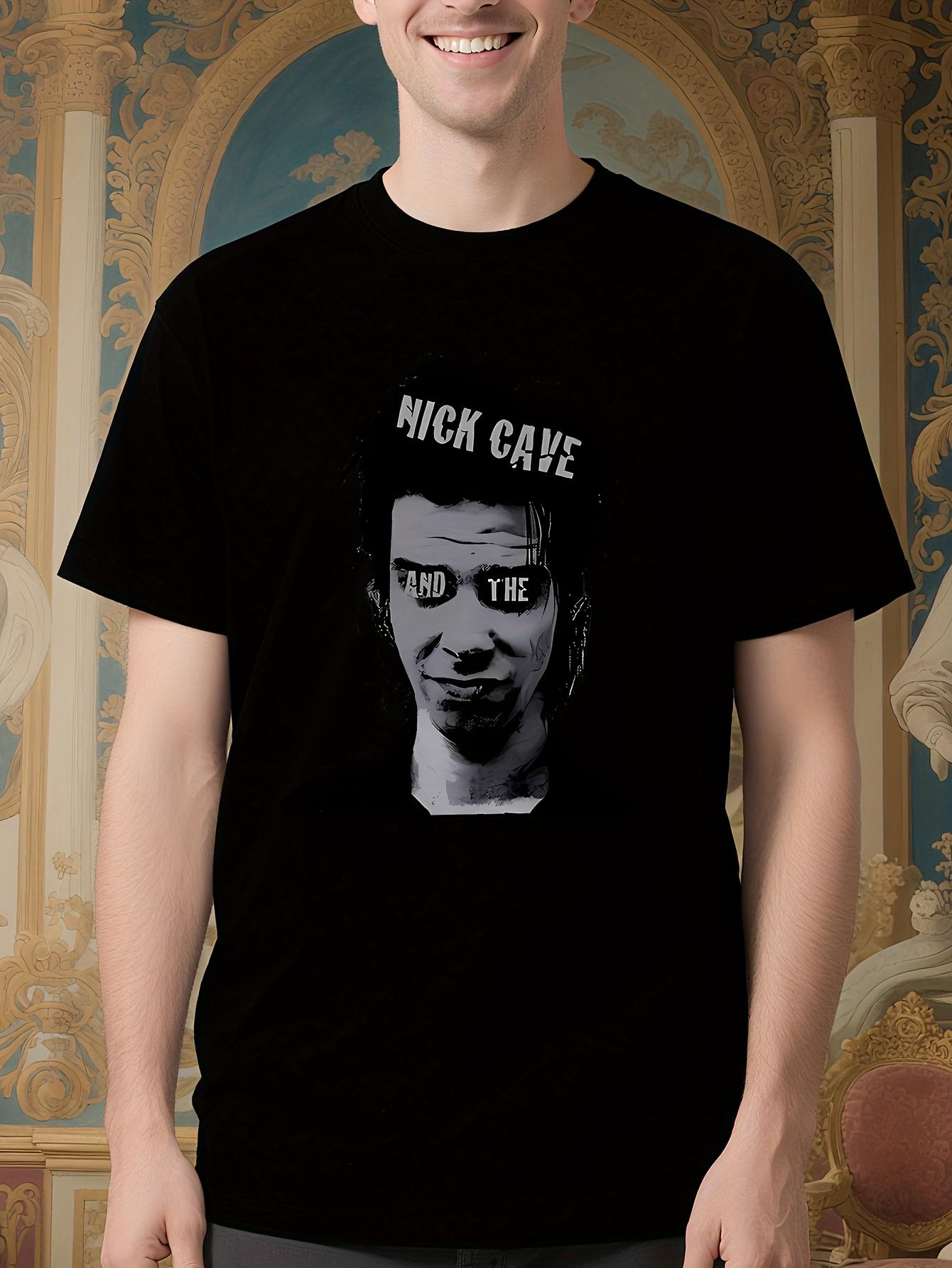 Vintage Nick Cave and The Bad Seeds Graphic Tshirt - Blac... XXXL