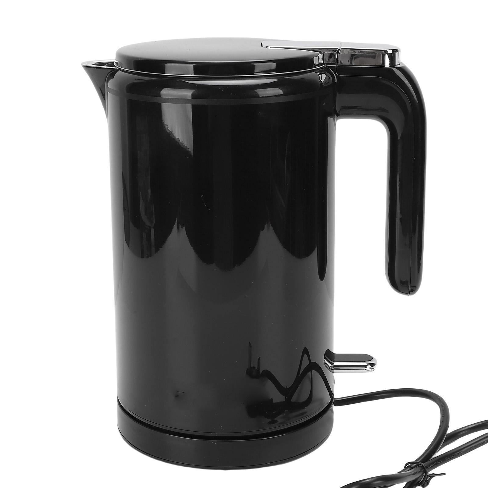 

Электрический чайник 2 л из нержавеющей стали, нагреватель для кипячения воды, защита от выкипания, 1500 Вт, быстрое кипячение, двойные стенки, утолщенный