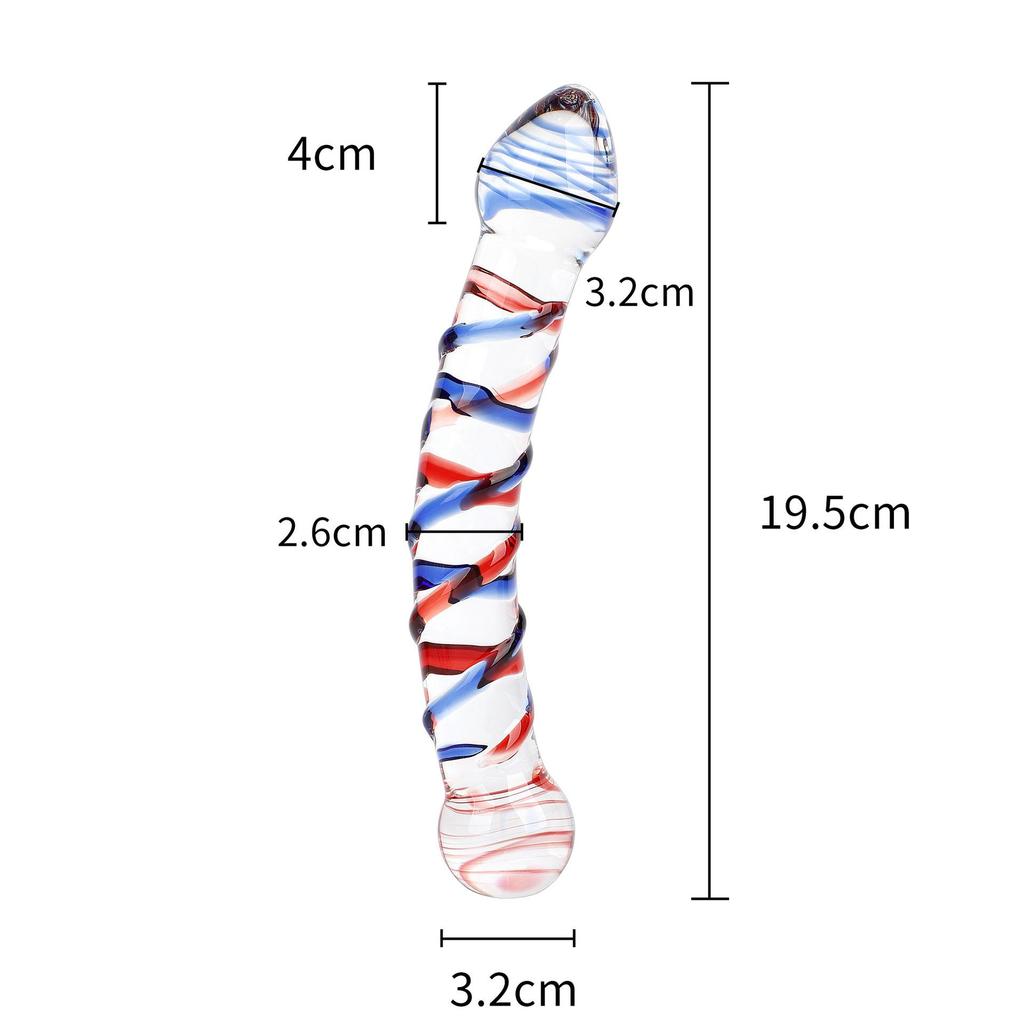 SM Erotic Crystal Dildo & Anal Plug Massager