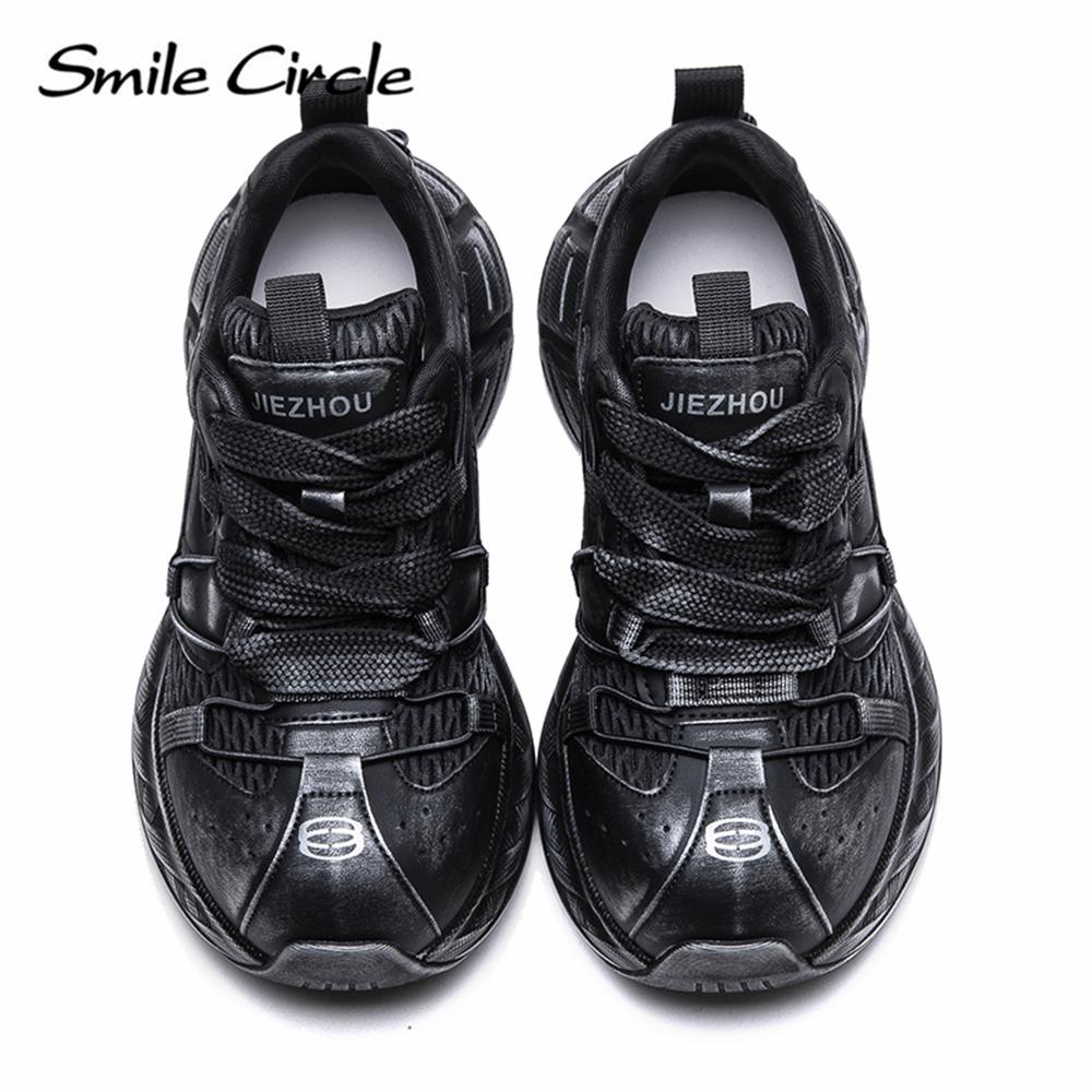Women Sneakers Round Toe Height Increase Trainers Fashion Casual Thick Bottom Shoes