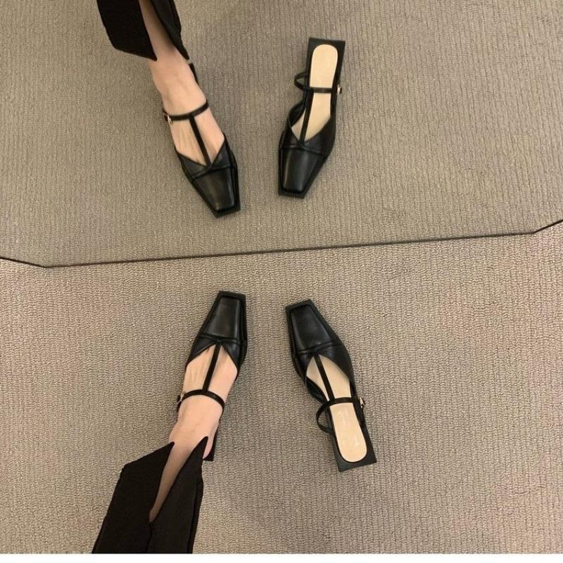 Fashion New Fashion Designer Summer Women Mules Slipper Fashion Shallow Square Toe Zebra Slides Casual Outdoor Office Lady Slippers