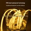 220V LED Strip Light - 320 Super Bright Waterproof LEDs for Outdoor Engineering and Tunnel Construction