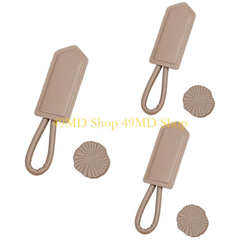 49MD 3pack Windbreaker Coat Button Children's Horn Leather Buckles Buttons for Versatiles Fashion Applications