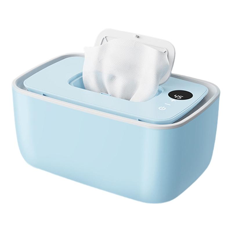 Intelligent Diaper Wipes Warmer with Fast Heating, Multiple Heat Temperatures Low Noise Operate for Newborns Nursing синий