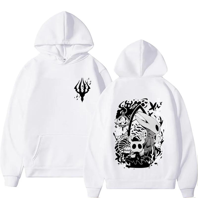 Game Hollow Knight Graphic Hoodie Men Women Clothing Casual Oversized Streetwear Male Vintage Fleece Hoodies Fans Gift Hoodies