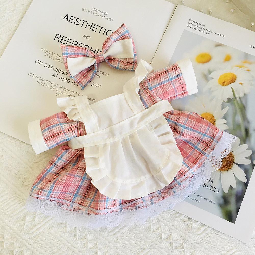 Medium 30cm Handmade Doll Clothes for Jointed Bear - S Size Belle Lulu Outfit Gift for Girls