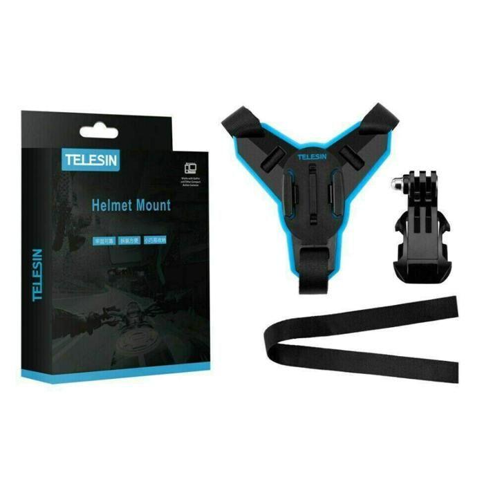 Support De Mentonnière Pour Casque Telesin Pour Gopro Hero 9, 10, 11 Et 12 Pour Sports Nautiques