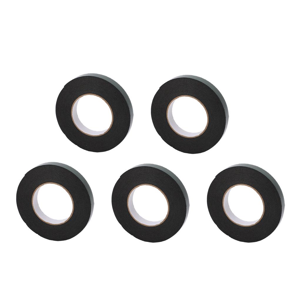 5PCS PE Foam Tape Multifunctional Waterproof Double Sided Tapes 1mm Adhesive Layer 20mm Width
