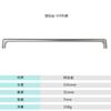 WV Black Kitchen Cabinet Storage Handles 96-320mm Dressers Cupboard Closet Wardrobe Door Drawer Knobs Furniture Hardware Pulls