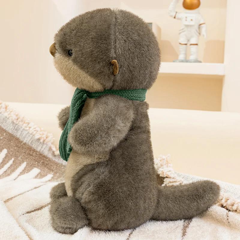 26/40CM Otter Plushie Adorable Sea Otter Plush Toy Fluffy Cozy Feel Stuffed Animals Otter Children Toy Birth Date Present Room Decor