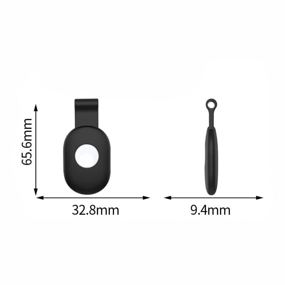 Silicone Protective Case Full Coverage Anti-Scratch Tracker Cover with Keyring Anti-lost Locator Holder Shell for Xiaomi Tag