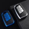 Auto Keyless Holder Shell Fob Keychain For Volkswagen VW Magotan Passat B8 For Skoda Superb A7 TPU Leather Car Remote Key Case Cover