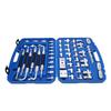 56pcs Automotive Air Conditioning Leak Test Kit Brass Air Conditioner Leak Detection Tool Repair Kit for Car Truck Auto