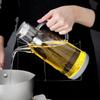 Leak-proof Glass Oil & Vinegar Dispenser with Scale
