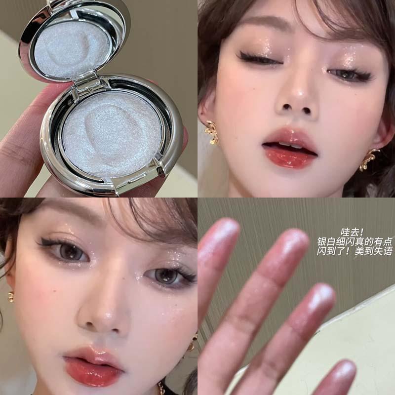Shimmer Glitter Highlight Cream Facial Brightening Contour Long Lasting Face Makeup