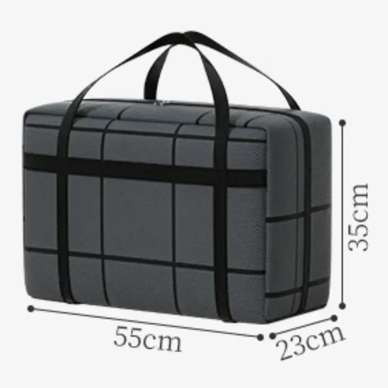 

Пыленепроницаемая сумка-тоут, бытовой ящик для хранения одеял, большая вместимость, ручная, большая вместимость, сумка для хранения одежды и хлопковых одеял