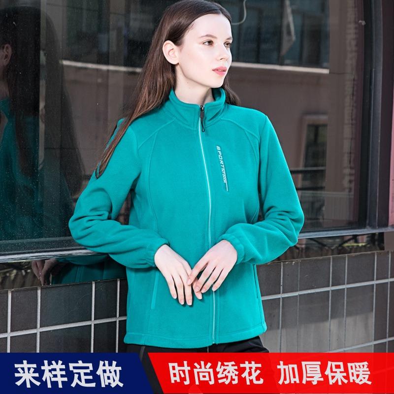 Autumn and Winter Fleece Jacket Sweater Couple Outdoor Fleece Fleece Jacket Thickened Casual Warm Jacket