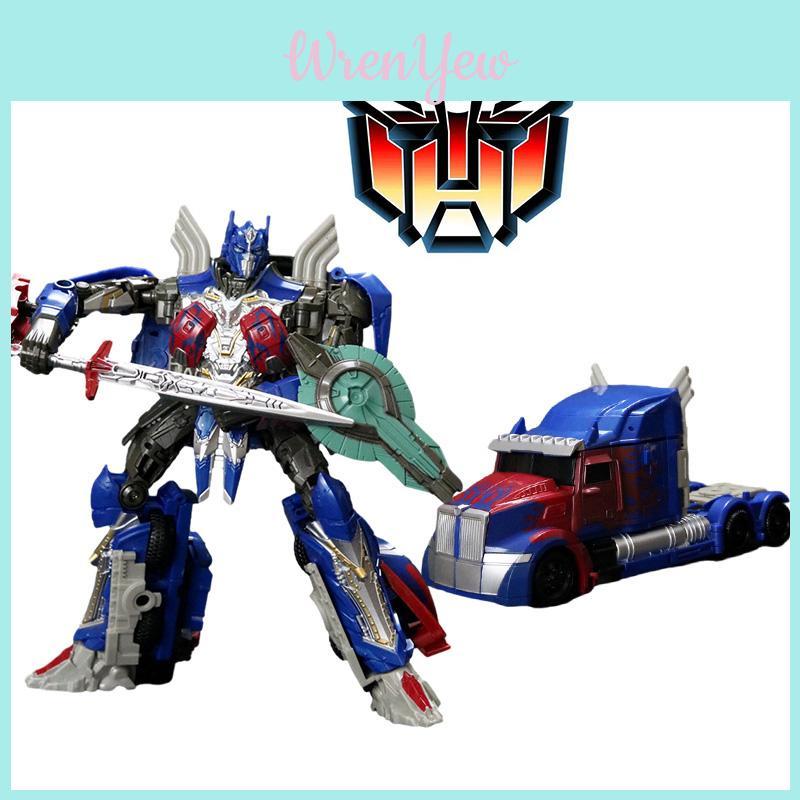 Transformovatelný Hračka Nákladní Auto Nádherný Robot Model Pro Fanoušky Filmů Plastový Materiál Výška 22 cm