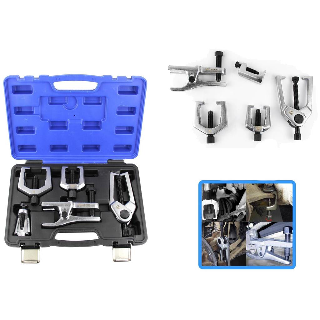 Tie Rod End Front End Service Ball Joint Tie Rod End Puller Hand Car Pitman Arm Tie Rod End Removal Tool for Standard and Imported Rust Repair