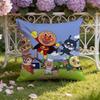 Cute A-Anpanman anime Cushion Cover Home & Car Dual-Scene Pillow Cover: Reversible for Premium Comfort