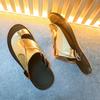 FUQIAO Gold Men Slippers 2024 Summer Outside Slides Plus Size Casual Fashion Party Beach Shoes Comfortable Breathable Sandals