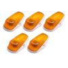 Aoling Roof Marker LED Cab Marker Light 12V Car Roof Marker Waterproof High Performance Truck Cab Marker 15442 Lens 5050 White T10 LED 5pcs + [Used]