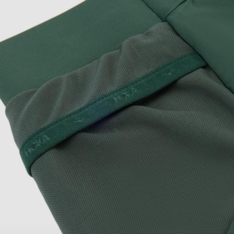 HOKA One One Two In One Elastic Solid Color Three Quarter Running Shorts Men Shorts 1182277-VTYG