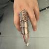 Multiple Models Punk Knight Skull Armour Knuckle Finger Rings for Women Gothic Adjustable Trend Ring Party Jewelry Men Women