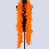 Dyed Red Scarf 80g Turkey Feather Boa for Home Party Wedding Christmas Decor DIY Craft Clothing Costume Dance Dress Accessory