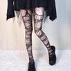 Japanese Gothic Harajuku Y2K Fishnet Suspenders Pantyhose