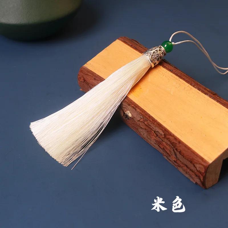 5pcs/Pack 10cm Multicolor Cotton Silk Tassel Cords Brush for Earrings Charm Pendant Tassel Fringe DIY Jewelry Making