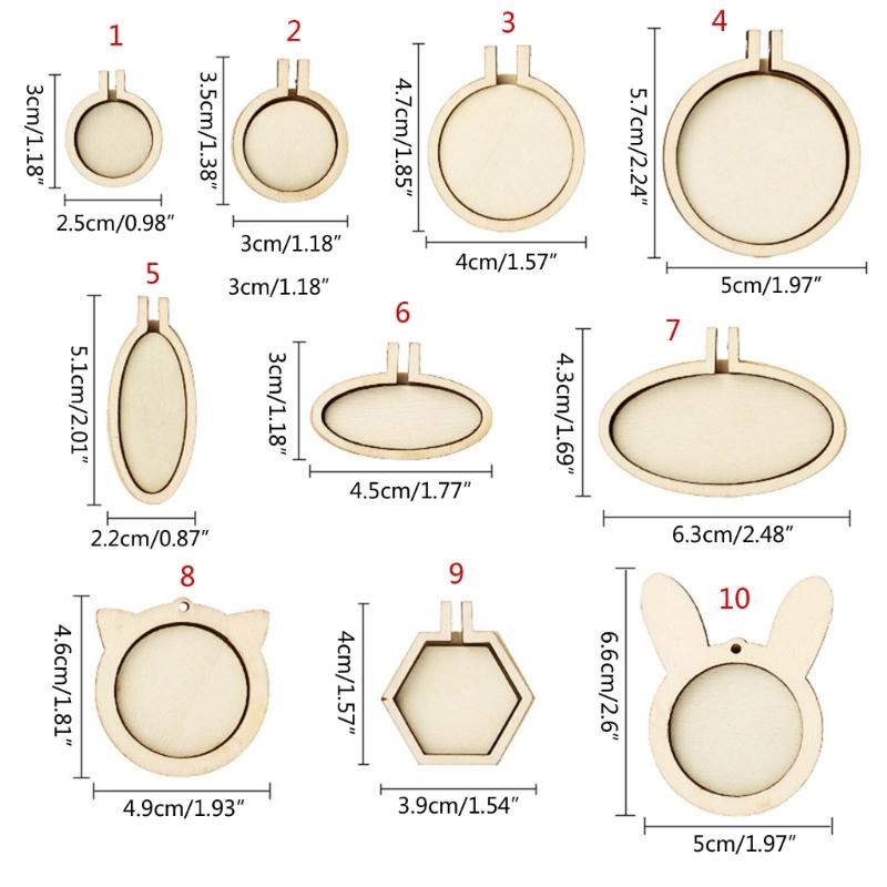 Mini Embroidery Hoop Rings for Different Kinds of Crafts Needle Art Fabric Paint
