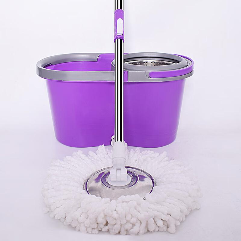 Dual-Drive Rotary Mop with Bucket