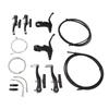 V Type Bike Brake Set with Brake Lever Brake Cable Complete Sensitive Braking Bike Front Rear Brake Kit for Replacement