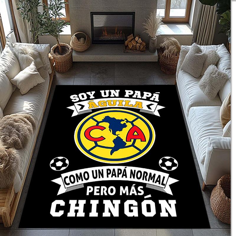 Chivas Printed Flannel Area Rug Non Slip Soft Polyester Floor Carpet Indoor Decor Mat for Bedroom Living Room Sofa Game Room Home Decoration