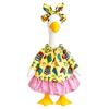 Porch Statue Costume Set for School Season Display with Polyester Fabric Outfit for Entryway Yard Garden and Front Door Accent Use