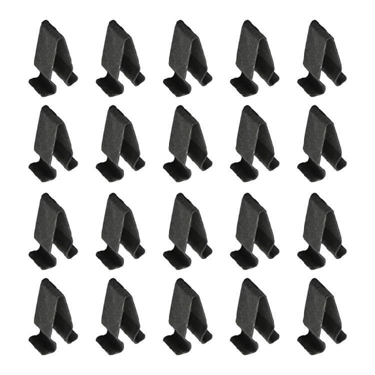 20pcs Threshold Fastening Clips Sill Panel Retainers 4B0867276A 3B98672 Plastic Car Detail Enhancement for Automotives 