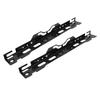 Car Wheel Alignment Tools Black Metal Automotive Toe Alignment Tools Plate with 2 Measuring Tapes for Measuring Wheel