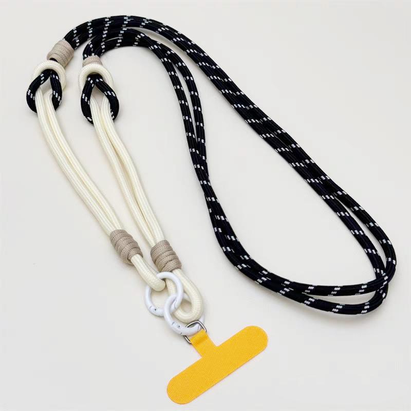 3-in-1 120cm Crossbody Handy-Hängeseil Nacken-Lanyard Armband Abnehmbares Handy-Lanyard Wasserbecher-Hängeseil