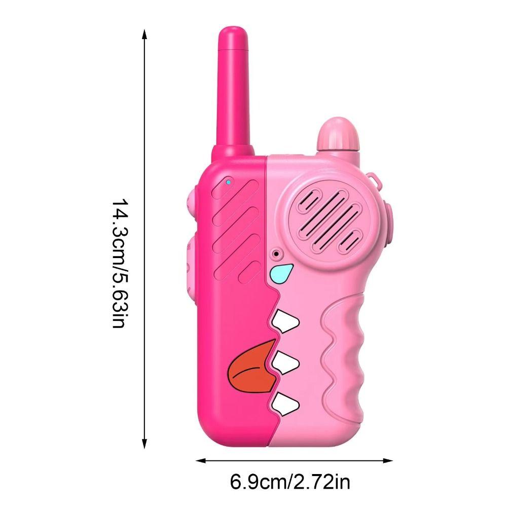 Drop-Proof Design Kids Walkie Talkies Easy To Operate Wireless Cartoon Pagers Home
