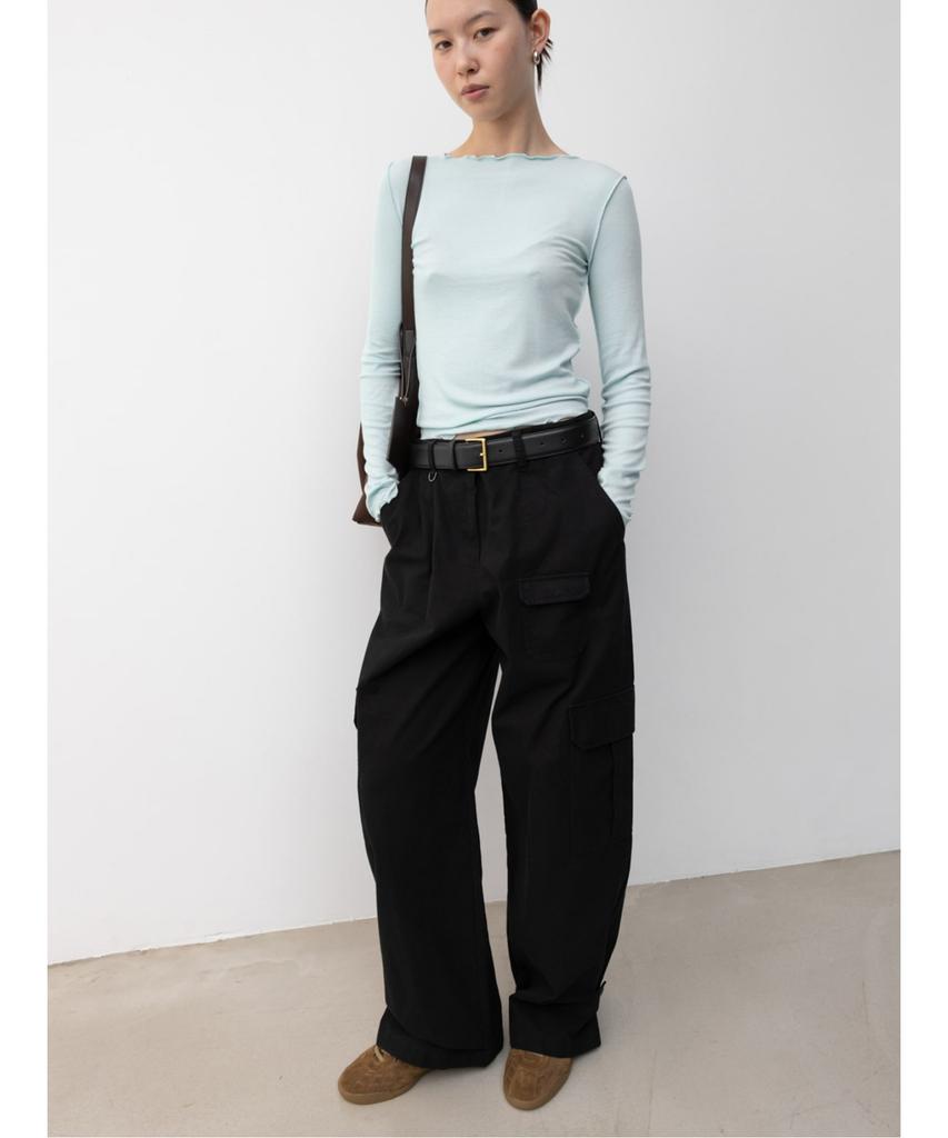 Diaepeocheo Carpenter Loose Pants Black (Ta5721A135)